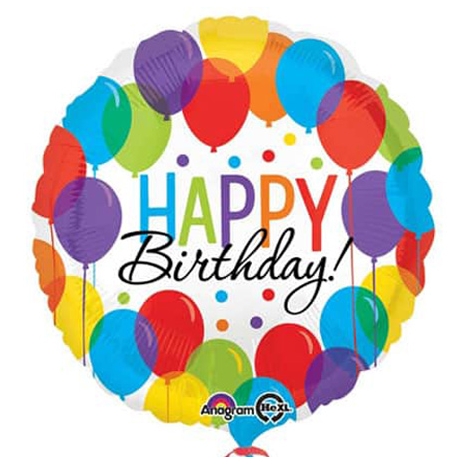 Gifts :: Balloons :: Birthday Balloons :: Happy Birthday Mylar Balloon