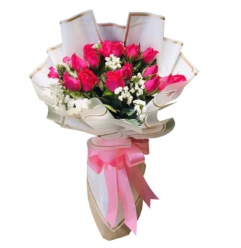 Valentines Pink Roses Delivery Manila