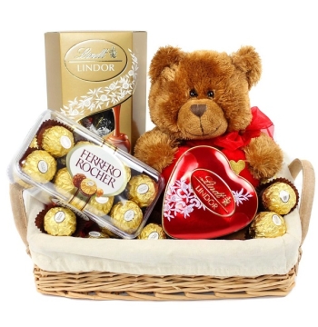 Bear with Mixed Chocolates Delivery to Manila Philippines