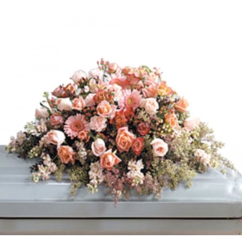 Elegant Rose Casket Spray Send to Manila Philippines