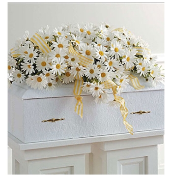 Elegant Daisy Casket Spray Send to Manila Philippines