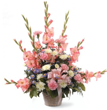 Pretty Pink Tribute Arrangement Send to Manila Philippines