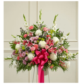 Memorial Floral Basket Arrangement Send to Manila Philippines