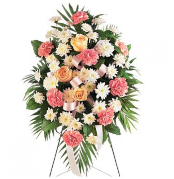 Daisies,Palms,Roses and Spray Chrysanthemums Send to Manila Philippines