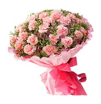 36 Pink Carnations match Greenery Send to Manila Philippines