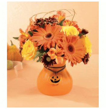 mixed halloween flowers