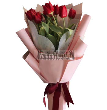 online 6 piece red tulips manila