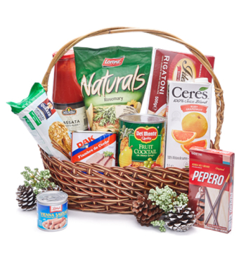 Holiday Grocery Gift Basket - 01