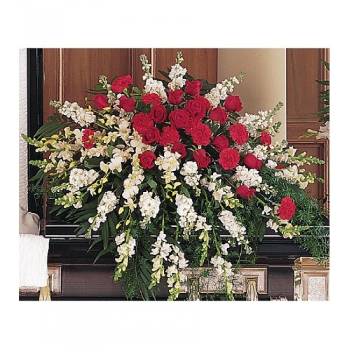 Snap Dragons,Orchids,Red Roses and Greenery Send to Manila Philippines