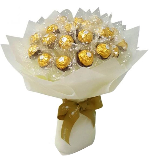 Ferrero White Bouquet Send to Manila Philippines