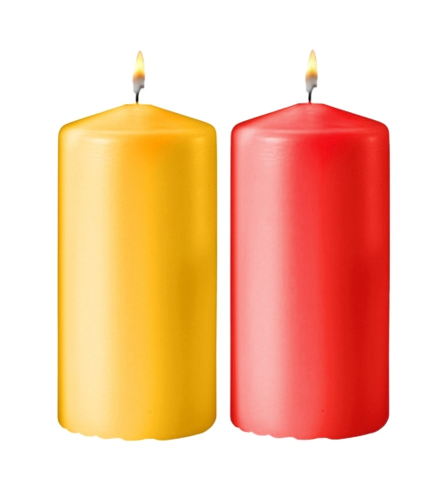 2pcs Colorful Medium Size Candles to Manila