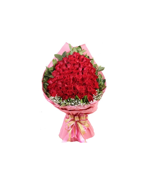 50 Red Roses Bouquet