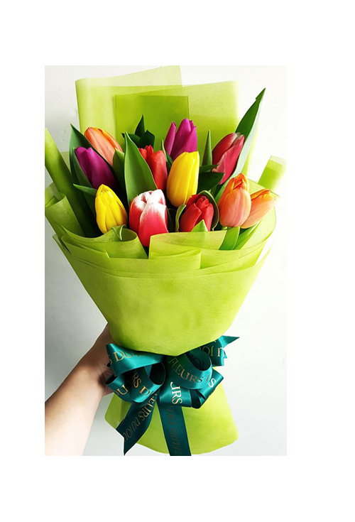 Send 12 Mixed Tulips Bouquet to Manila City Philippines