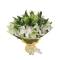 12 White lilies Bouquet Send to Manila Philippines